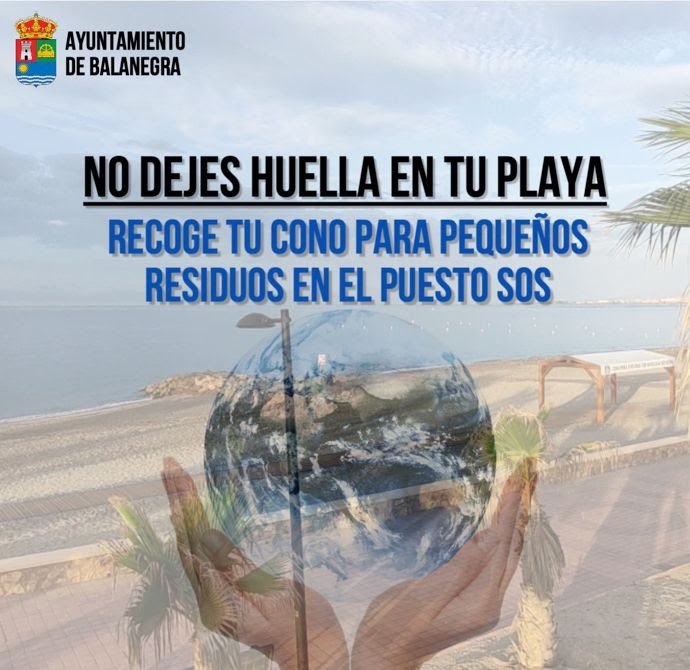 Recoge tu cono, no dejes huella en tu playa